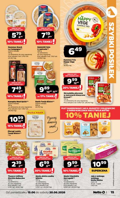 Netto - gazetka promocyjna Gazetka Spożywcza od poniedziałku 15.06 do soboty 20.06 - strona 15