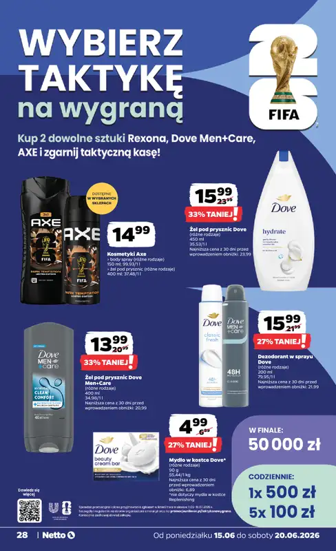 Netto - gazetka promocyjna Gazetka Spożywcza od poniedziałku 15.06 do soboty 20.06 - strona 28