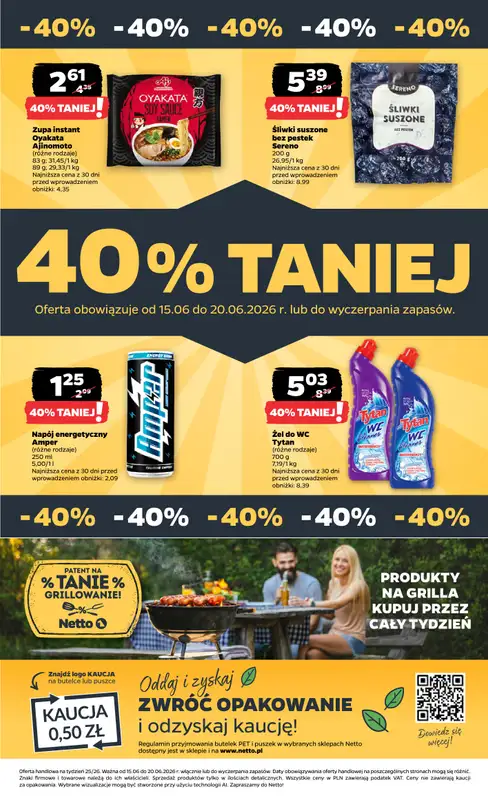 Netto - gazetka promocyjna Gazetka Spożywcza od poniedziałku 15.06 do soboty 20.06 - strona 34