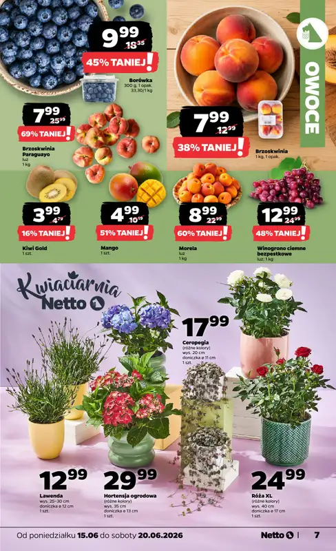 Netto - gazetka promocyjna Gazetka Spożywcza od poniedziałku 15.06 do soboty 20.06 - strona 7