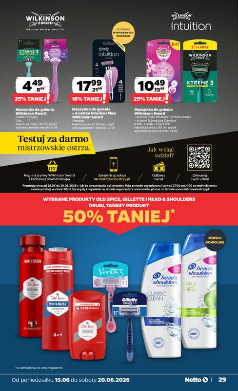Netto - gazetka promocyjna Gazetka Spożywcza od poniedziałku 15.06 do soboty 20.06 - strona 29