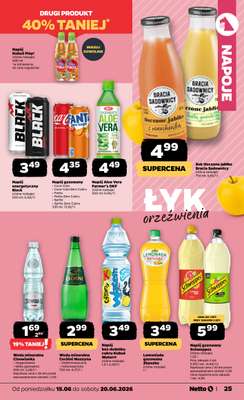 Netto - gazetka promocyjna Gazetka Spożywcza od poniedziałku 15.06 do soboty 20.06 - strona 25