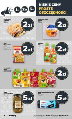 Netto - gazetka promocyjna Gazetka Spożywcza od poniedziałku 15.06 do soboty 20.06 - strona 4