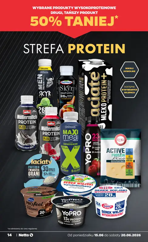 Netto - gazetka promocyjna Gazetka Spożywcza od poniedziałku 15.06 do soboty 20.06 - strona 14