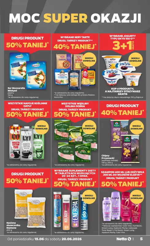 Netto - gazetka promocyjna Gazetka Spożywcza od poniedziałku 15.06 do soboty 20.06 - strona 5