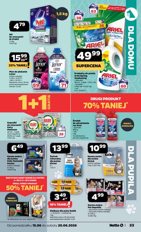 Netto - gazetka promocyjna Gazetka Spożywcza od poniedziałku 15.06 do soboty 20.06 - strona 33