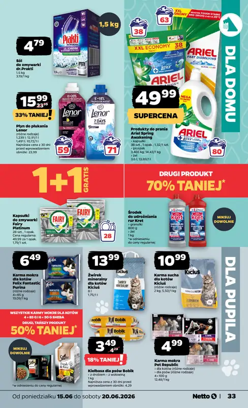 Netto - gazetka promocyjna Gazetka Spożywcza od poniedziałku 15.06 do soboty 20.06 - strona 33