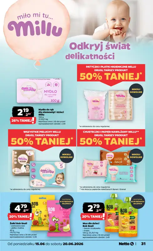 Netto - gazetka promocyjna Gazetka Spożywcza od poniedziałku 15.06 do soboty 20.06 - strona 31