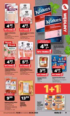 Netto - gazetka promocyjna Gazetka Spożywcza od poniedziałku 15.06 do soboty 20.06 - strona 9