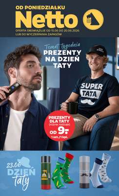 Netto - gazetka promocyjna Inspiracje tygodnia Prezenty na Dzień Taty  do soboty 20.06