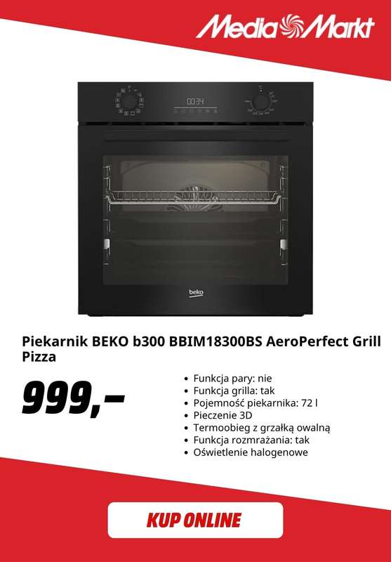 Media Markt - gazetka promocyjna -40% na drugi, tańszy produkt Beko w zestawie od czwartku 11.06 do wtorku 30.06 - strona 3