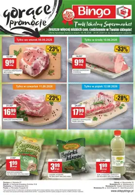 Bingo - gazetka promocyjna Gazetka od czwartku 11.06 do soboty 20.06