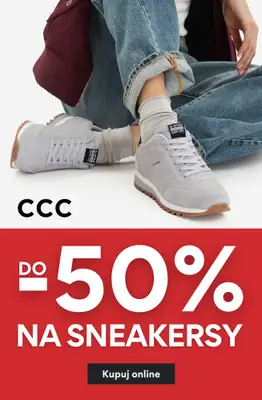 CCC - gazetka promocyjna Do -50% na sneakersy damskie od piątku 12.06 do piątku 31.07