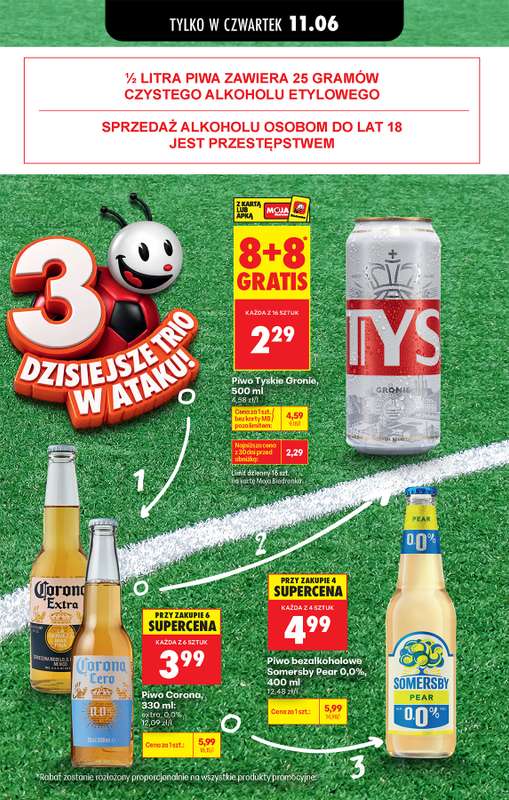 Biedronka - gazetka promocyjna Tylko w czwartek od czwartku 11.06 do czwartku 11.06 - strona 2