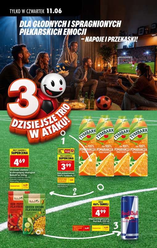 Biedronka - gazetka promocyjna Tylko w czwartek od czwartku 11.06 do czwartku 11.06