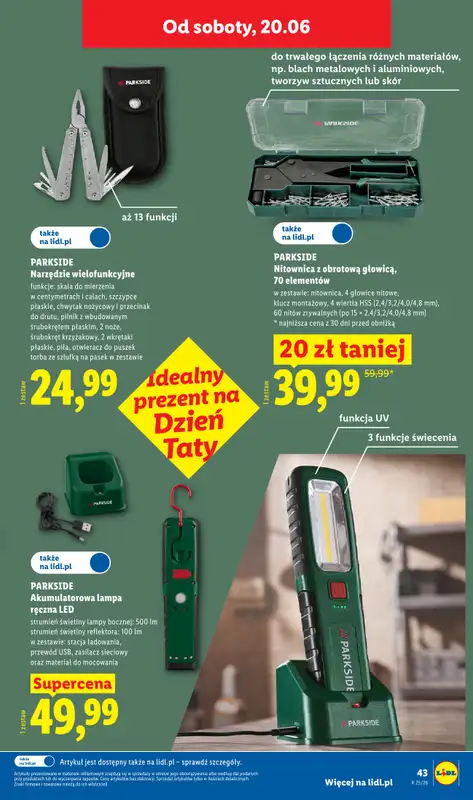 Lidl - gazetka promocyjna Katalog od poniedziałku 15.06 do soboty 20.06 - strona 49