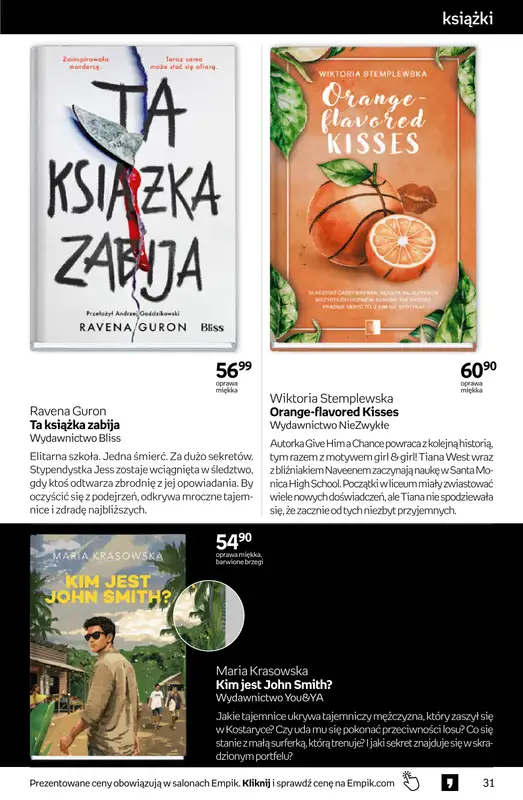 Empik - gazetka promocyjna Tom kultury: książki od środy 03.06 do wtorku 16.06 - strona 31