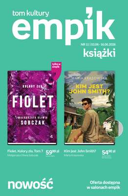 Empik - gazetka promocyjna Tom kultury: książki od środy 03.06 do wtorku 16.06
