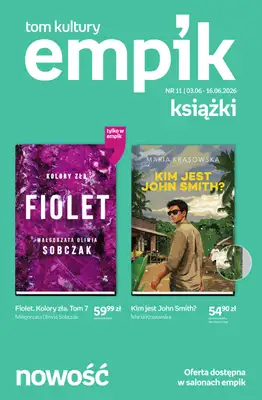 Empik - gazetka promocyjna Tom kultury: książki od środy 03.06 do wtorku 16.06