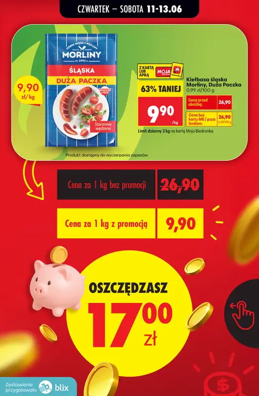 Biedronka - gazetka promocyjna Przeliczamy promocje! od czwartku 11.06 do soboty 13.06 - strona 4