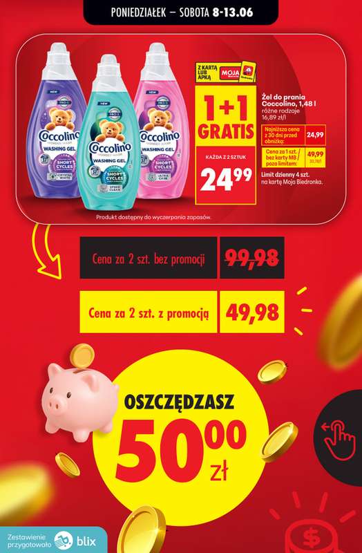 Biedronka - gazetka promocyjna Przeliczamy promocje! od czwartku 11.06 do soboty 13.06 - strona 8