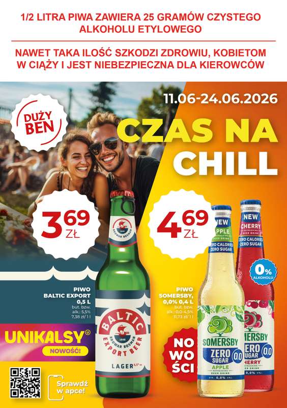 Duży Ben - gazetka promocyjna Gazetka piwna od czwartku 11.06 do środy 24.06
