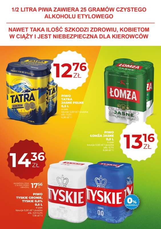 Duży Ben - gazetka promocyjna Gazetka piwna od czwartku 11.06 do środy 24.06 - strona 12