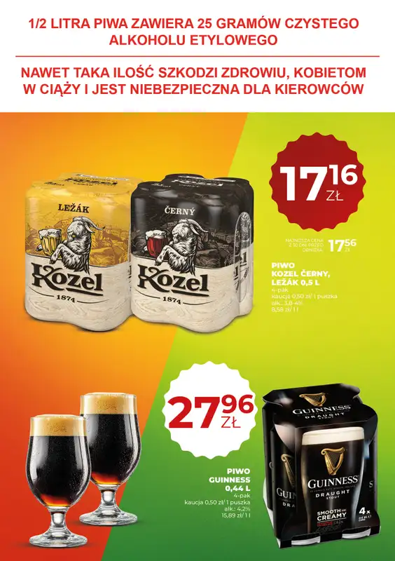 Duży Ben - gazetka promocyjna Gazetka piwna od czwartku 11.06 do środy 24.06 - strona 14