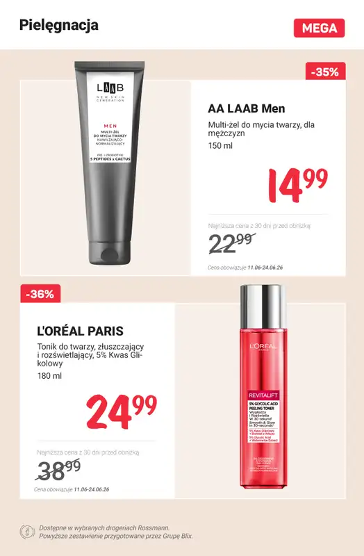 Rossmann - gazetka promocyjna Nowe MEGA promocje nawet do -51% od czwartku 11.06 do środy 17.06 - strona 6