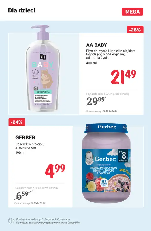 Rossmann - gazetka promocyjna Nowe MEGA promocje nawet do -51% od czwartku 11.06 do środy 17.06 - strona 11