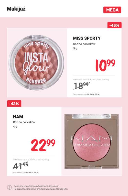 Rossmann - gazetka promocyjna Nowe MEGA promocje nawet do -51% od czwartku 11.06 do środy 17.06 - strona 4