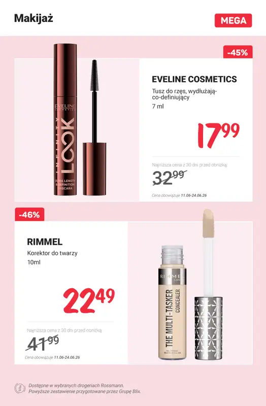 Rossmann - gazetka promocyjna Nowe MEGA promocje nawet do -51% od czwartku 11.06 do środy 17.06 - strona 3