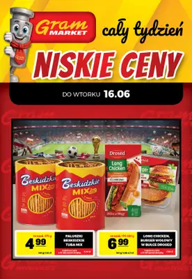 Gram Market - gazetka promocyjna Cały tydzień niskie ceny od piątku 12.06 do środy 17.06