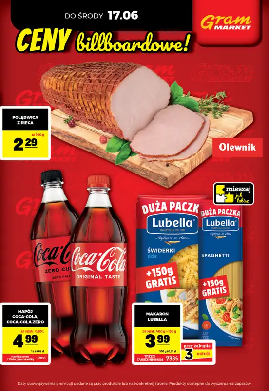 Gram Market - gazetka promocyjna Cały tydzień niskie ceny od piątku 12.06 do środy 17.06 - strona 3