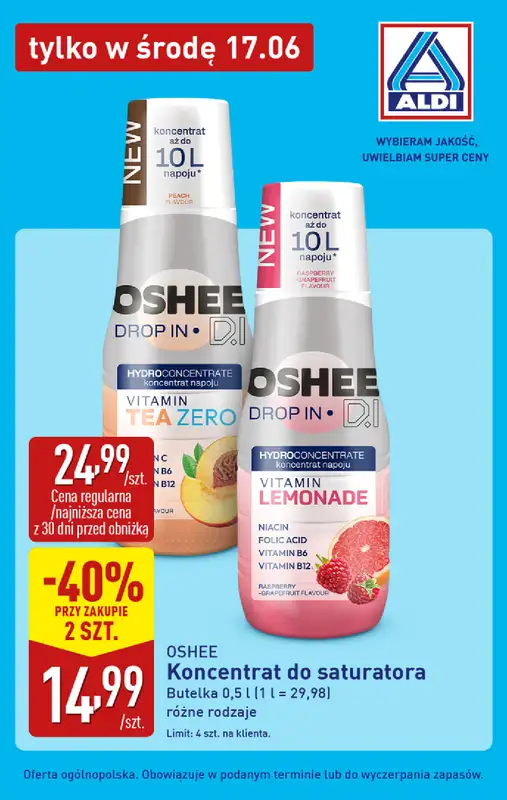 Aldi - gazetka promocyjna Najlepsze oferty na środę w Aldi! od środy 17.06 do środy 17.06 - strona 4