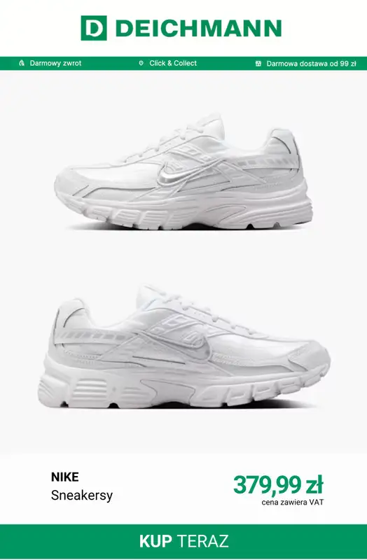 Deichmann - gazetka promocyjna Sneakersy Nike dla niej od piątku 12.06  - strona 6