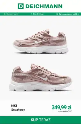 Deichmann - gazetka promocyjna Sneakersy Nike dla niej od piątku 12.06  - strona 9