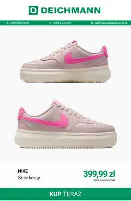 Deichmann - gazetka promocyjna Sneakersy Nike dla niej od piątku 12.06  - strona 3