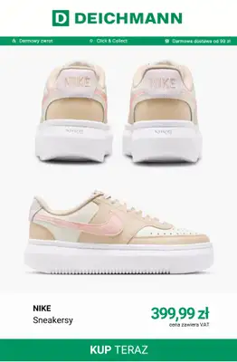 Deichmann - gazetka promocyjna Sneakersy Nike dla niej od piątku 12.06  - strona 7