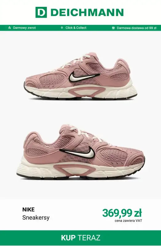 Deichmann - gazetka promocyjna Sneakersy Nike dla niej od piątku 12.06  - strona 10