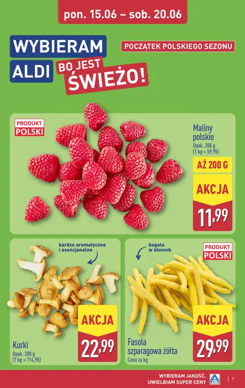 Aldi - gazetka promocyjna Weekend super cen w Aldi! od czwartku 18.06 do soboty 20.06 - strona 7
