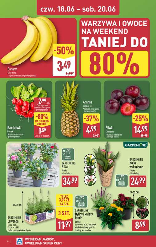 Aldi - gazetka promocyjna Weekend super cen w Aldi! od czwartku 18.06 do soboty 20.06 - strona 6