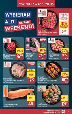 Aldi - gazetka promocyjna Weekend super cen w Aldi! od czwartku 18.06 do soboty 20.06 - strona 9