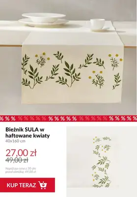 Homla - gazetka promocyjna Tekstylia do jadalni od piątku 12.06  - strona 2