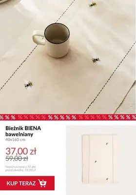 Homla - gazetka promocyjna Tekstylia do jadalni od piątku 12.06  - strona 3