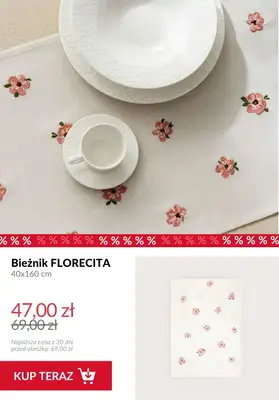 Homla - gazetka promocyjna Tekstylia do jadalni od piątku 12.06  - strona 7