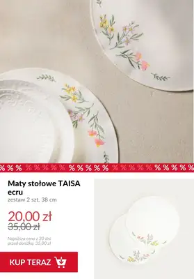 Homla - gazetka promocyjna Tekstylia do jadalni od piątku 12.06  - strona 11