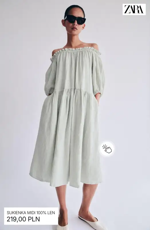 Zara - gazetka promocyjna Modne sukienki na lato od czwartku 11.06  - strona 9