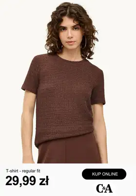 C&A - gazetka promocyjna T-shirty damskie od 19,99 zł od czwartku 11.06  - strona 4