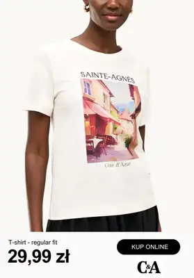 C&A - gazetka promocyjna T-shirty damskie od 19,99 zł od czwartku 11.06  - strona 10